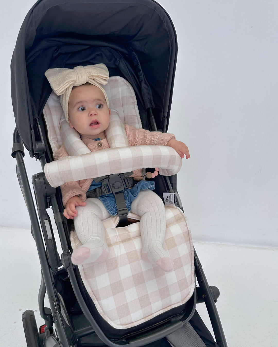 Universal Pram Liner Gingham – wonderland4children