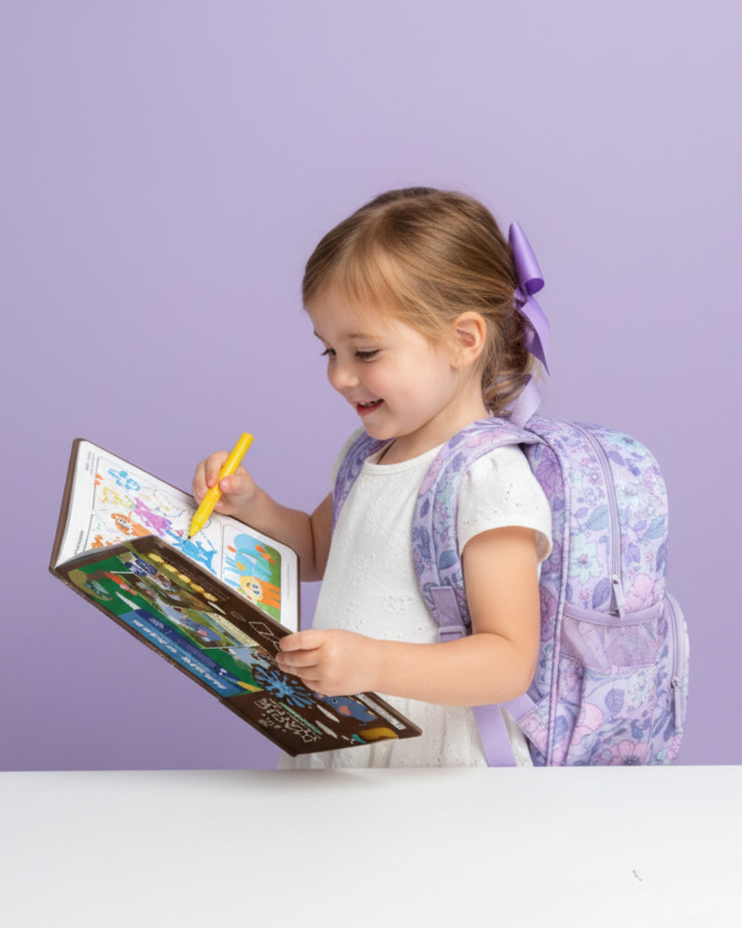 Creative Explorer Set -  Mini Scarlett Backpack & Water Painting Book