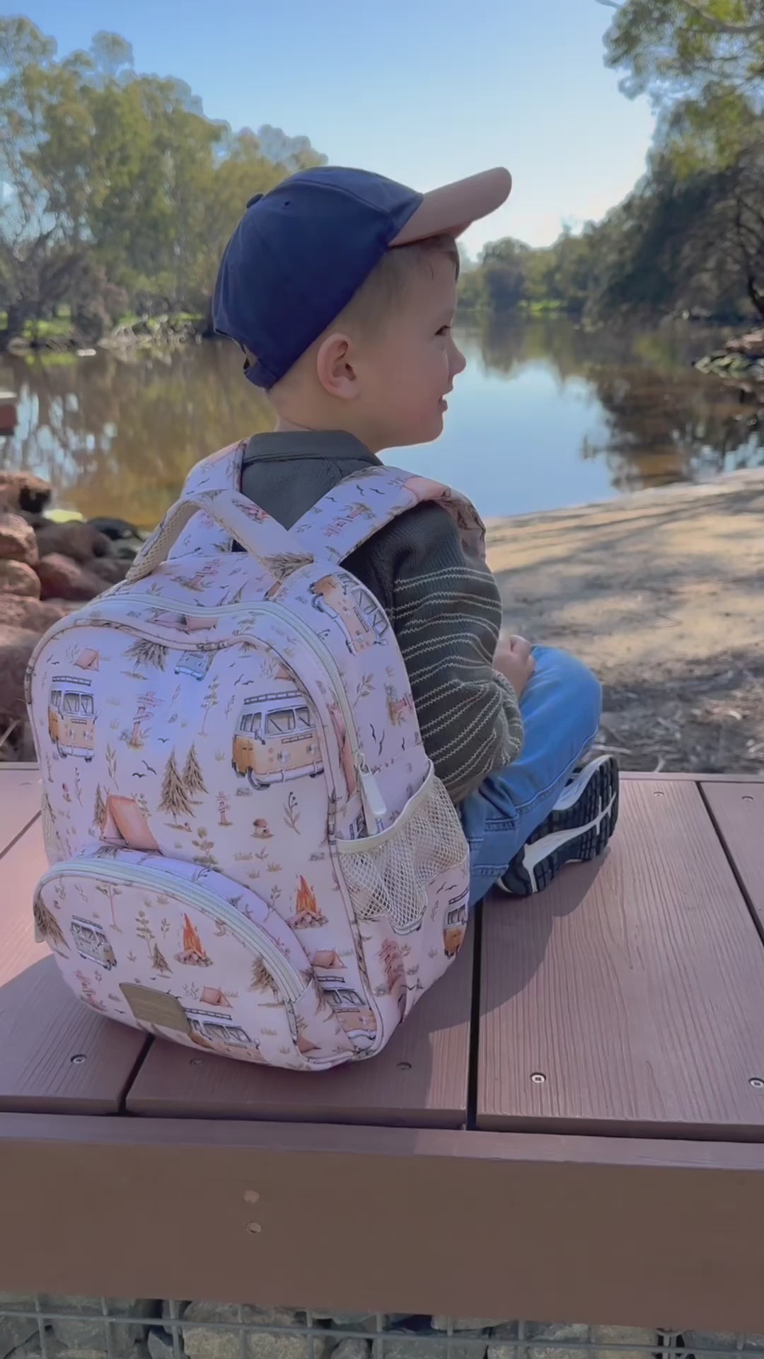 Mini Fashion Backpack CAMPING wonderland4children