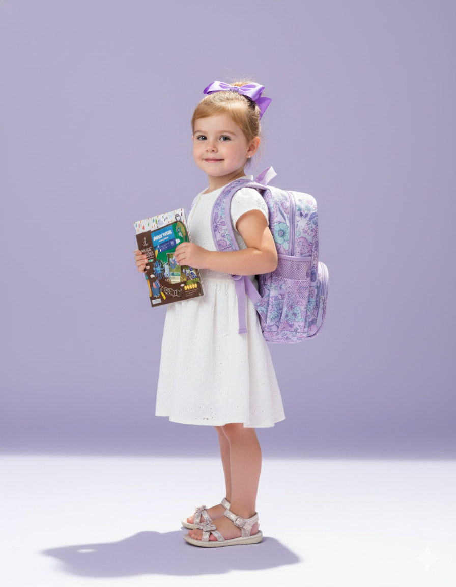 Creative Explorer Set -  Mini Scarlett Backpack & Water Painting Book