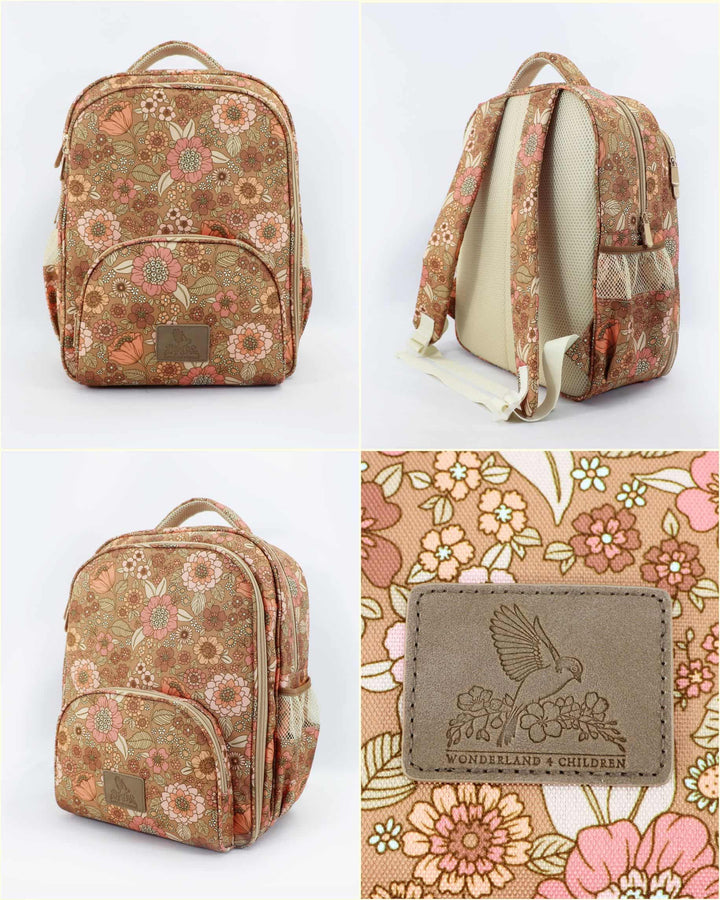 backpack-small-wonderland-4-children-kids-toddler-boho-flowers-school-rust-boho-cute