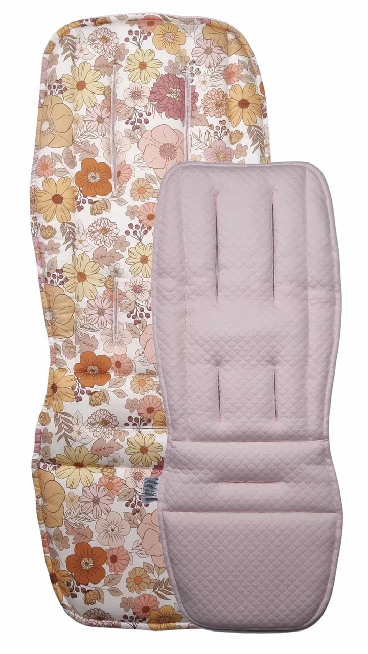 pram-and-stroller-liners-retro-flowerspram-and-stroller-liners-retro-flowers-pink