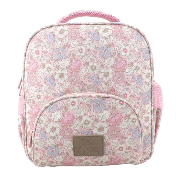 wonderland-4-children-backpack-Alyssa-mini-toddler-school-daycare-flower-girly-pink-floral