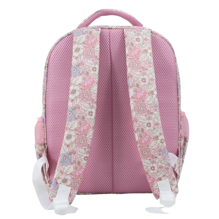     wonderland-4-children-backpack-Alyssa-small-toddler-school-daycare-flower-girly-pink-floral-back