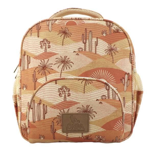    wonderland-4-children-backpack-aspen-mini-toddler-school-daycare-boho-retro-summer-palms